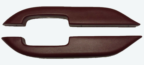 New Front Padded ARMREST SET in Napa Red Fits 1987 - 1991 Ford Bronco F150 F250